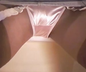 Satin Panties with Suspenders