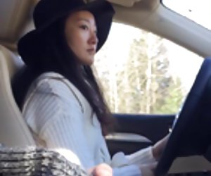 Car salesman dick flash during the test drive