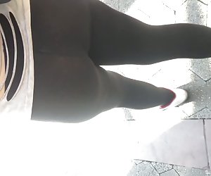 Mexican white thong see thru leggings 2