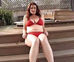 Amazing Woman near the Swimming Pool (+slow motion)