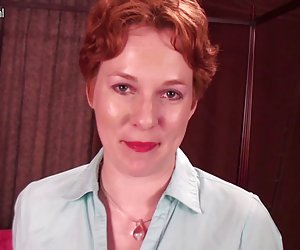 Amateur American housewife first time on cam