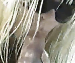 Beautiful MILF with a fantastic body and shaved pussy stretches and allows to penetrate it