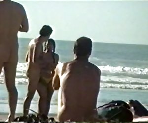 Mr Big Dick on the beach