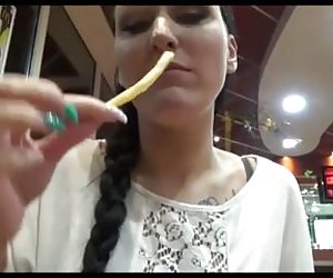 public cum eating