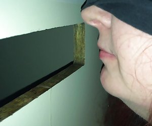 Wife Sucks Cock Gets Tits sucked And Cum Facial at Gloryhole