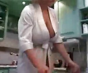 My aunt hot kitchen no nude