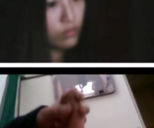 Korean Girl Watches Me Cum On Omegle