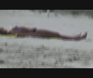 Pantyhose and Mary are all over each other in a super hardcore video in public place