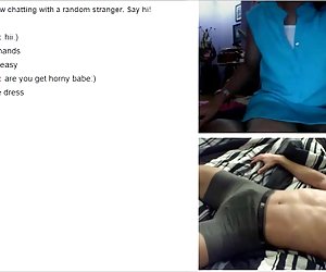 Hot omegle teen showing all and not knowing i'm a video