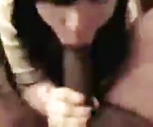 Amateur Interracial White Girl Sucks, Rides Big Black Cock