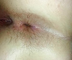 Opened ass while in bed. The day after first anal!