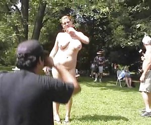 Fun at a Nudist rally 4