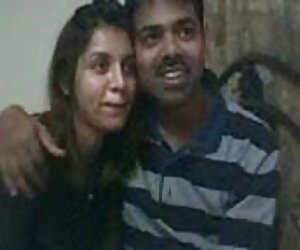 Indian couple on webcam