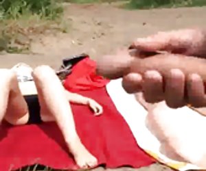 Cum on Girl at Beach