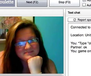 Chatroulette Girl shows off Massive Tits