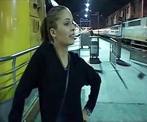 Hot French Lesbian In Train
