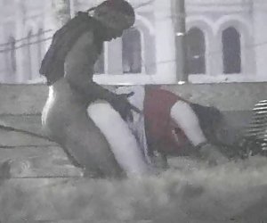 Cheap Hooker pounded in public.