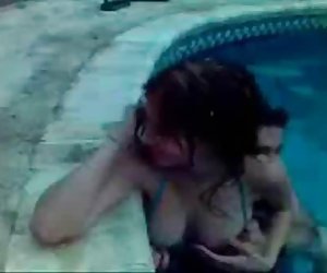 girl groped in backyard pool