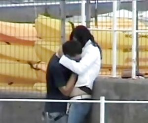 Cought petting in public