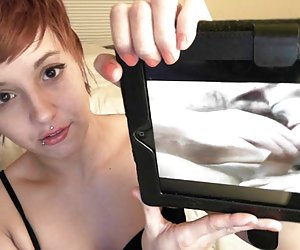 She caught you watching gay porn