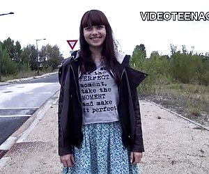 18 years old teen Luna first nude video casting