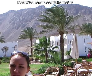 Sex on vacation in exotic country