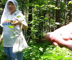 good grandmother in the forest