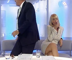 Christine Talbot Showing Off Her Legs