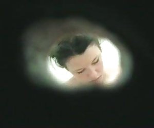 young Carrie caught in pool cabine