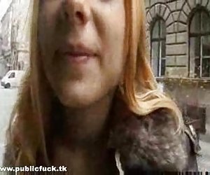 Young Teen In Public