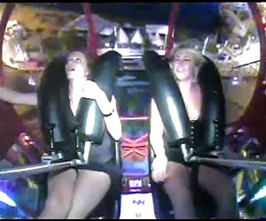 Slingshot ride Orgasm!!
