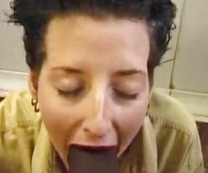 Shorthaired girl fucked by a big cock