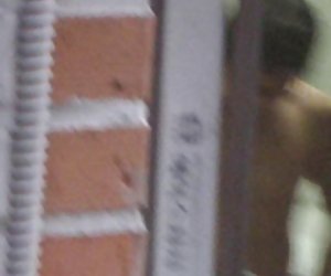 Korean Neighbor bathroom voyeur