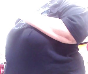 Granny braless big saggy tits