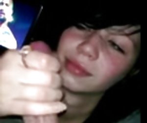 Blowjob with a slow cum