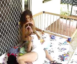 felicity and lola breast feeding