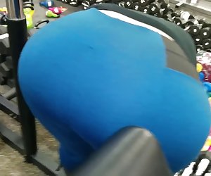 BigButt Milf on Exercise Equipment