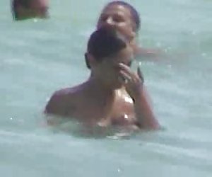 Breasts and asses - beach voyeur video