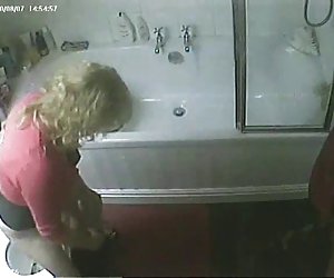 So horny... hidden masturbation on toilet