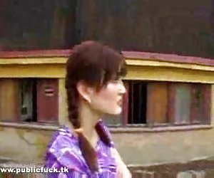 Young Teen In Public