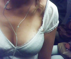 Huge tits from very close