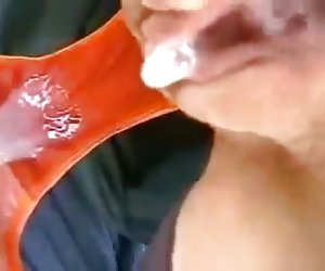 Farting Cum into Panties