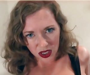 Submissive and naked woman tied up, gagged, humiliated and tortured by her cruel husband