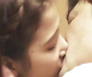 Black stud makes girl scream of pleasure and fills mouth with cum